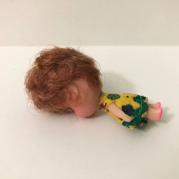 Vintage Liddle Kiddle Clone Doll Necklace Loop 2 Inch Tall - Picture 8 of 10